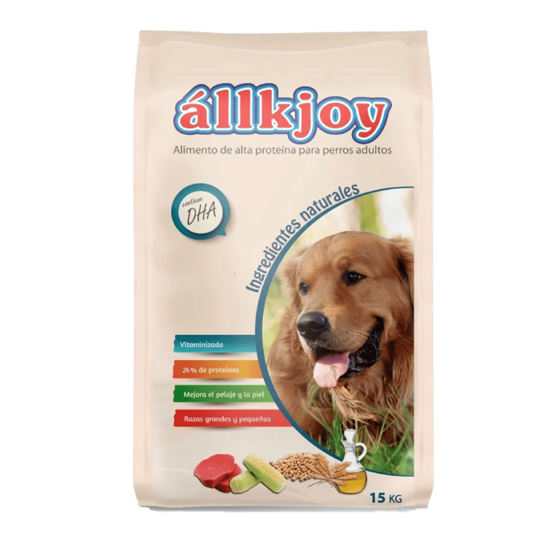 Allkjoy Adultos Razas Grandes y Pequeñas 15 Kg