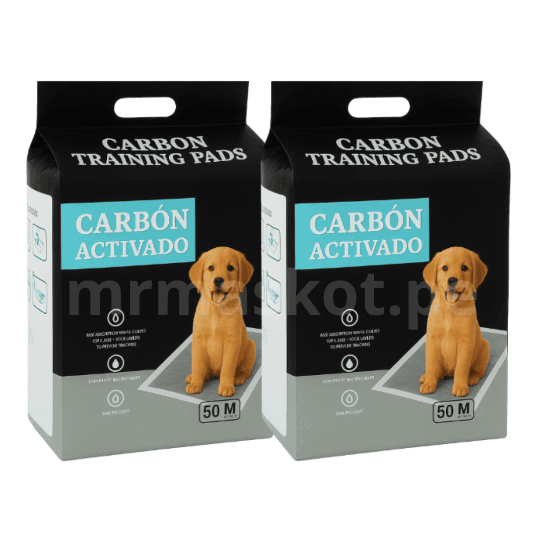 Pañal de piso Carbón Activado - Talla M [100 unid.]