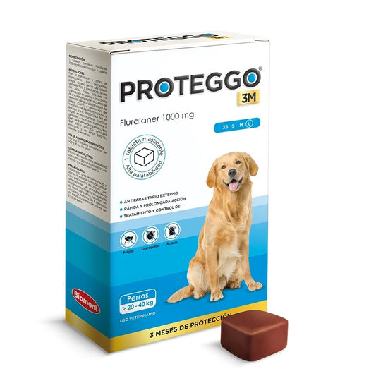 Proteggo 3M (1000 mg) 20 a 40 kg.