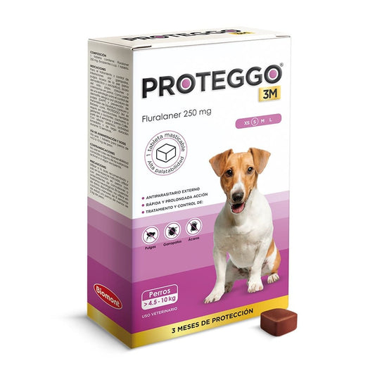 Proteggo 3M (250 mg) 4.5 a 10 kg.