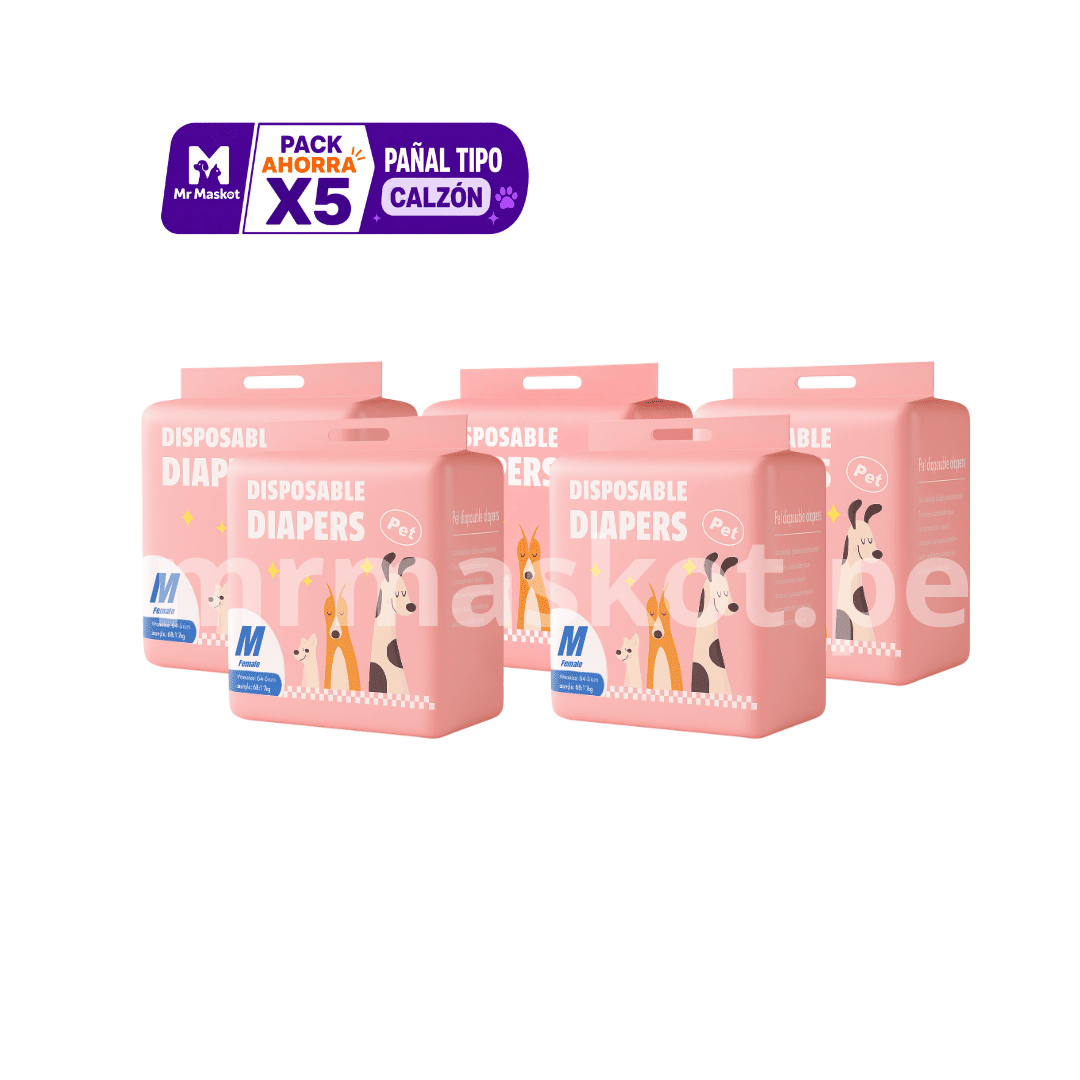 Pañal Tipo Calzón para Hembra - Talla M [50 unid.]