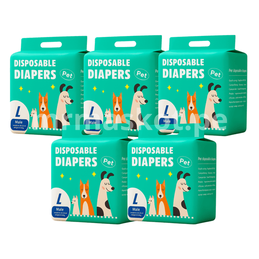 Pañal Tipo Faja para Macho - Talla L [60 unid.]