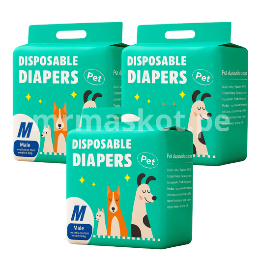 Pañal Tipo Faja para Macho - Talla M [36 unid.]