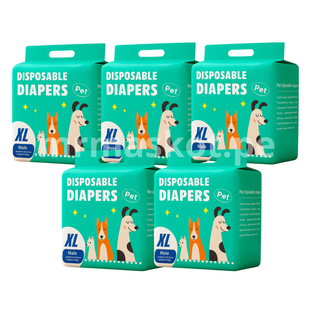 Pañal Tipo Faja para Macho - Talla XL [60 unid.]